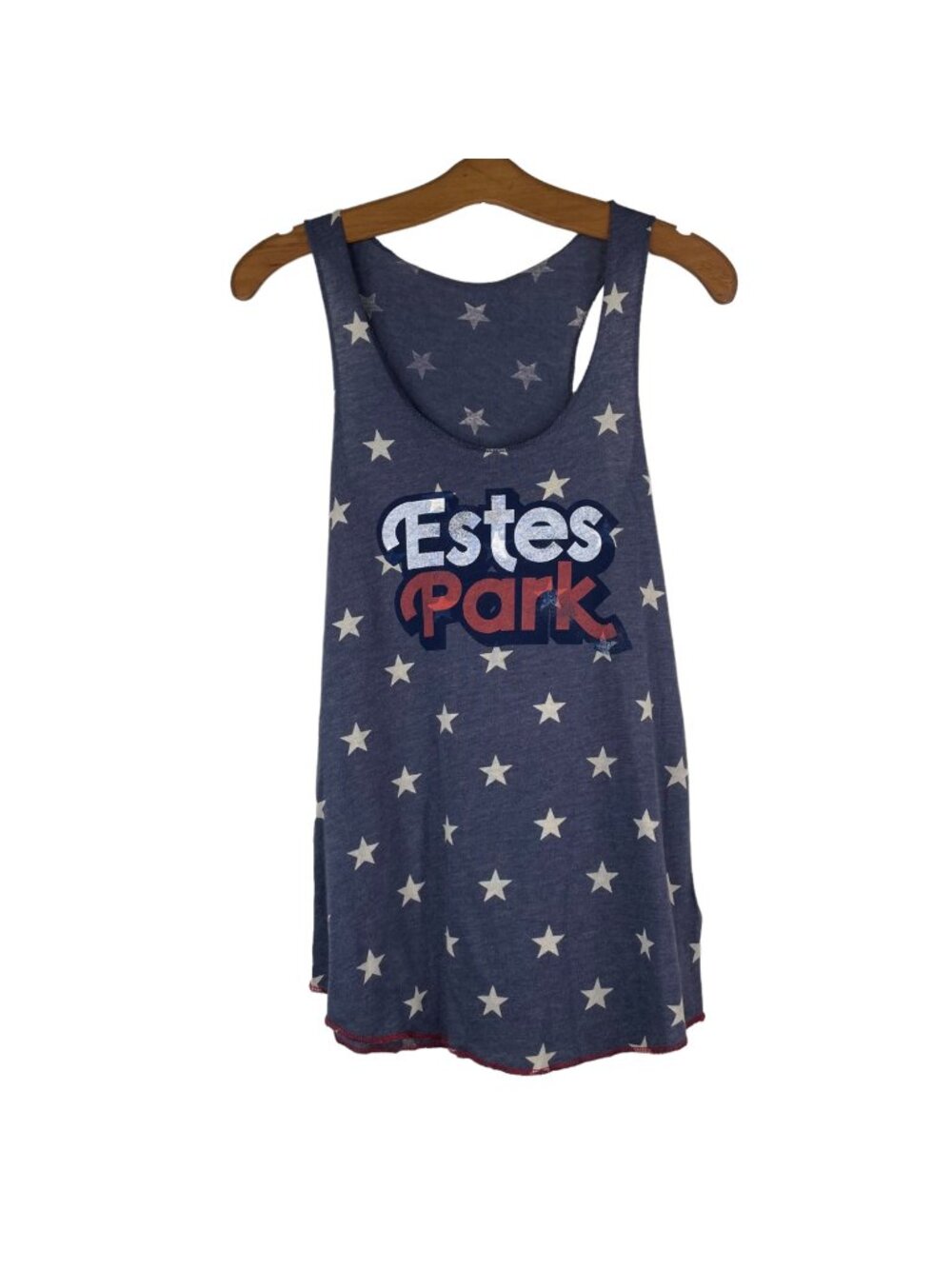 Alternative Estes Park Tank Top Size Medium Star Print Scoop Neck Sleeveless NEW